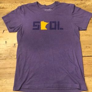 Authentic Sotastick Skol Vikings T-Shirt M